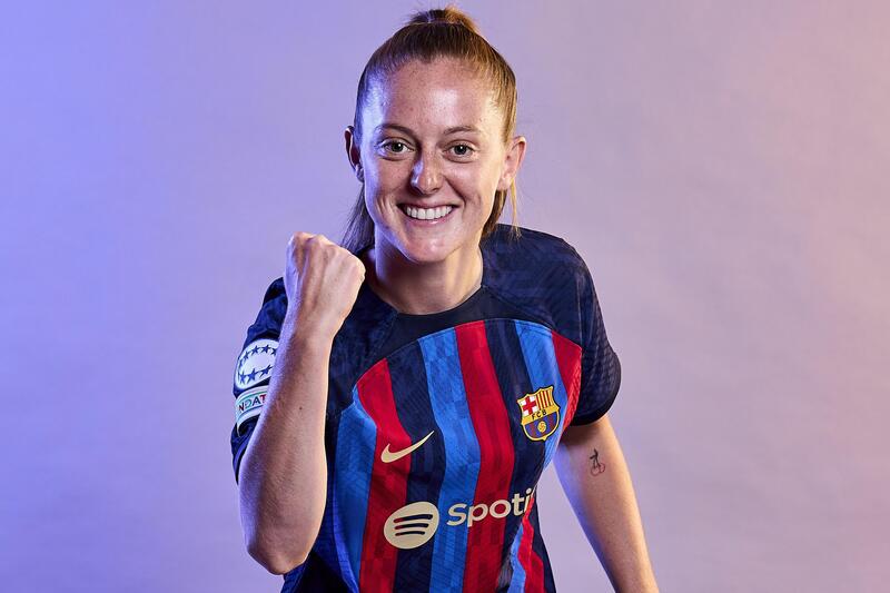 Chân dung Keira Walsh trong màu áo Barcelona nữ