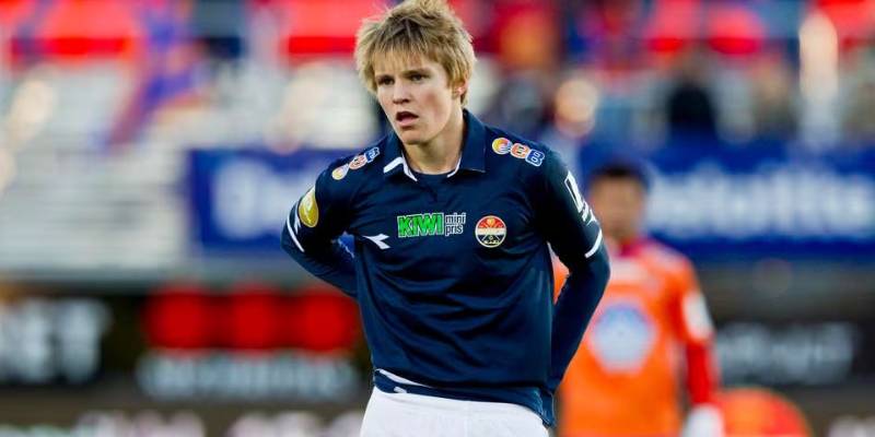 Martin Odegaard tại Stromsgodset